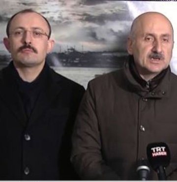 Ulaştırma ve Altyapı Bakanı Karaismailoğlu ve Ticaret Bakanı Mehmet Muş depremin vurduğu illerden Adıyaman