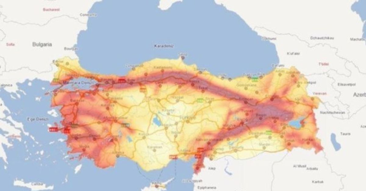 Fay hattı geçen il ve ilçeler listesi