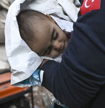 Kahramanmaraş merkezli depremlerin etkilediği Hatay Antakya