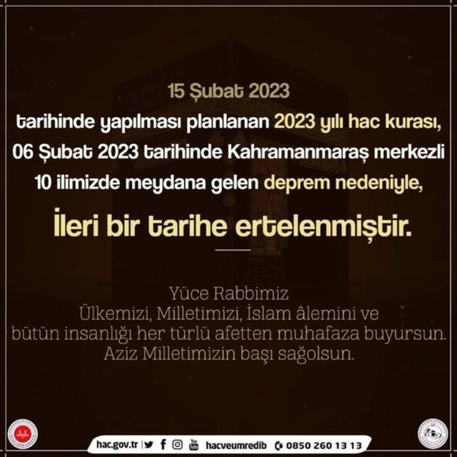 Hac Kuraları Ertelendi Mi, Ne Zaman? Diyanet'ten Yeni Açıklama: 2023 ...