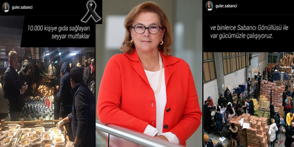 Sabancı'dan yardım eli!