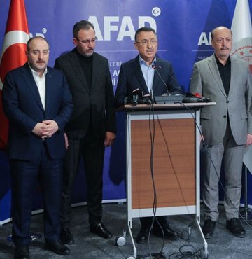 Cumhurbaşkanı Yardımcısı Fuat Oktay, Afet ve Acil Durum Yönetimi Başkanlığı