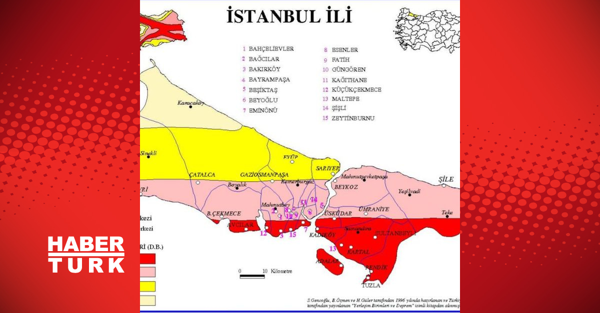 2023 İstanbul deprem risk haritası
