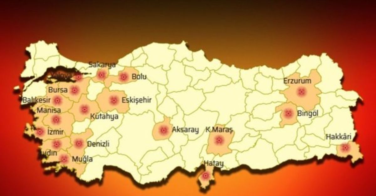Türkiye’deki fay hatları ile risk durumu
