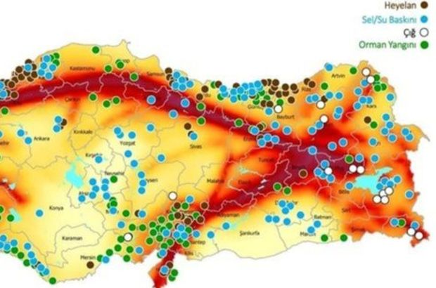 Doğu Anadolu fay hattı haritası!