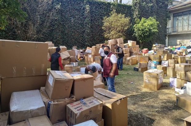Meksika'dan 140, ABD'den 420 ton yardım 