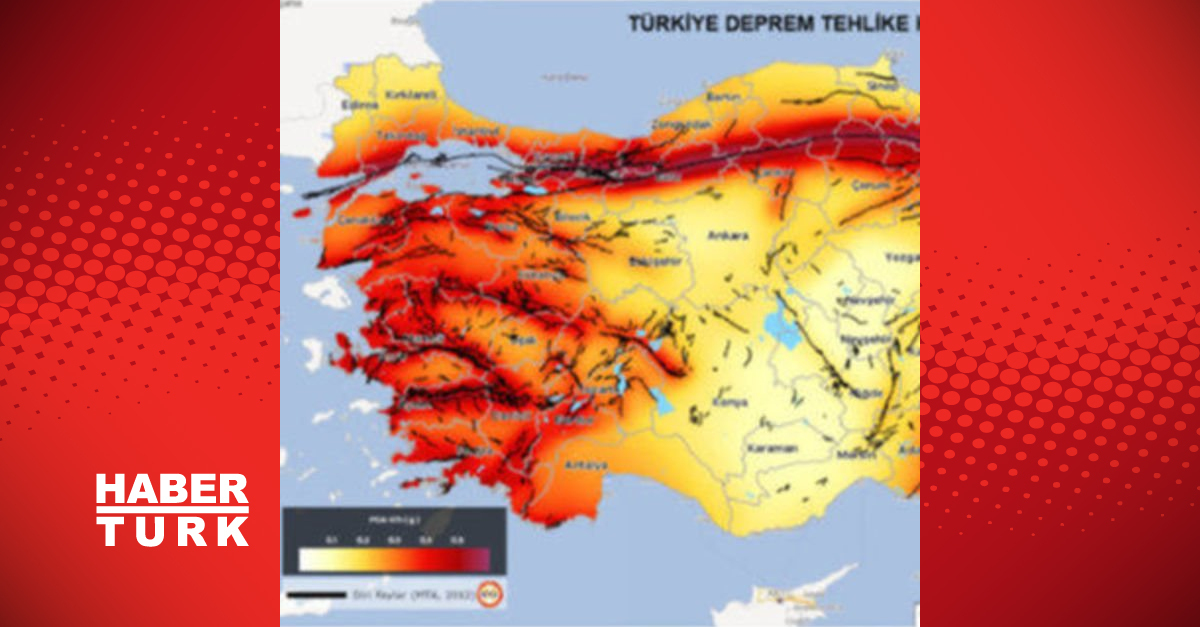 İstanbul diri fay hattı ve deprem risk haritası!