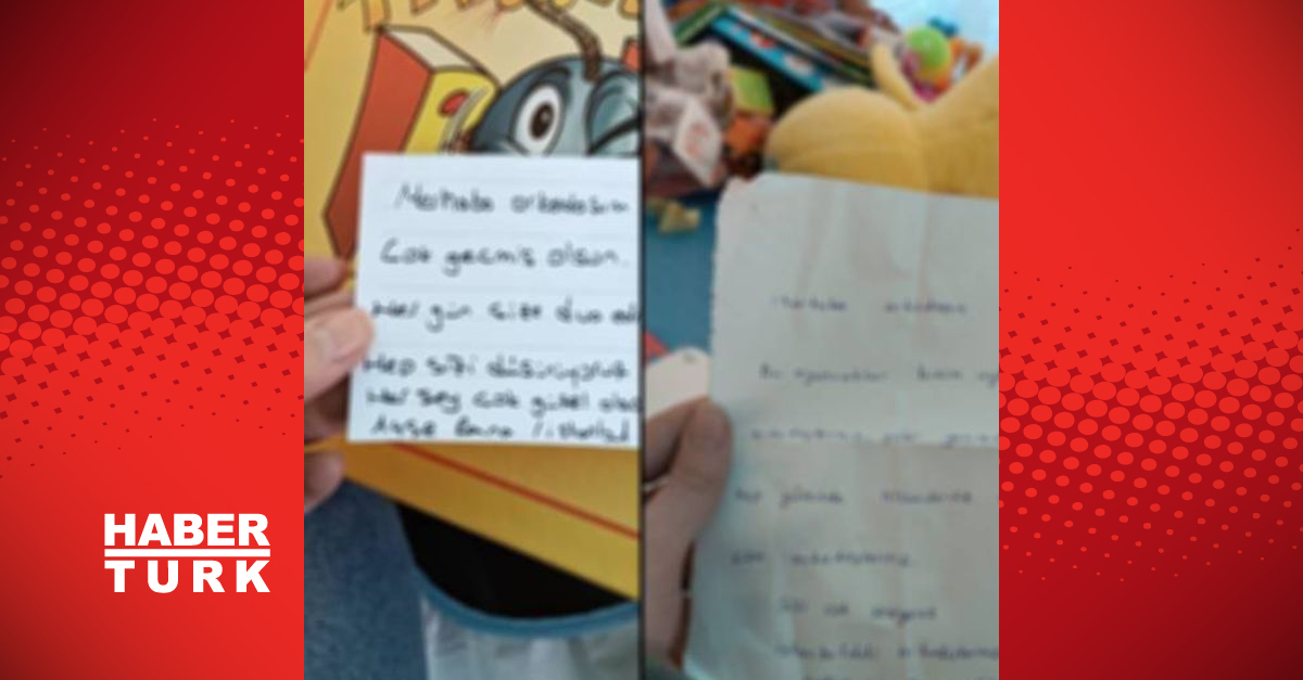 Çocukların yardımlarından çıkan duygu dolu notlar!
