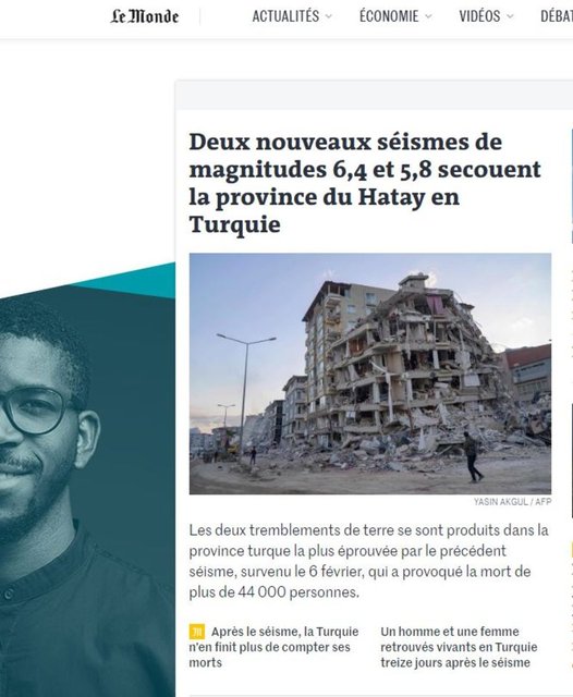 Hatay 3. kez büyük depremle sarsıldı! Dış basında geniş yer buldu! - Son dakika deprem haberleri