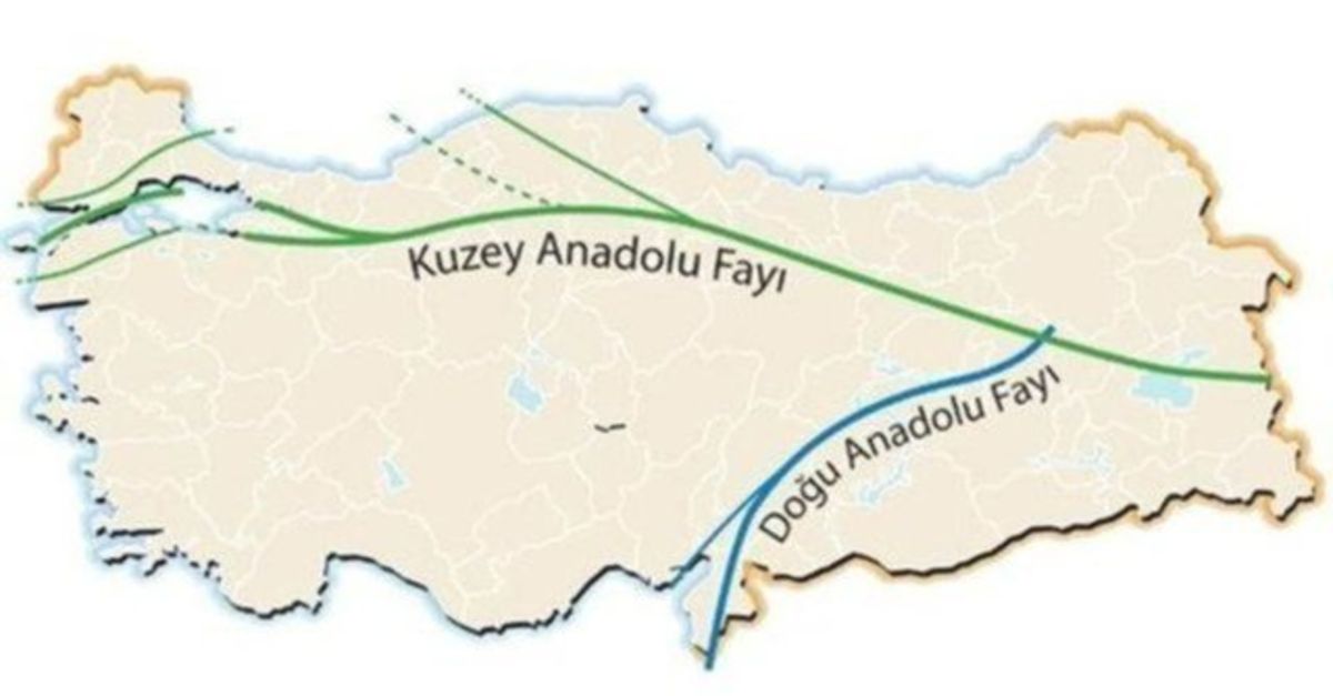 Kuzey Anadolu Fay Hattı üzerindeki iller