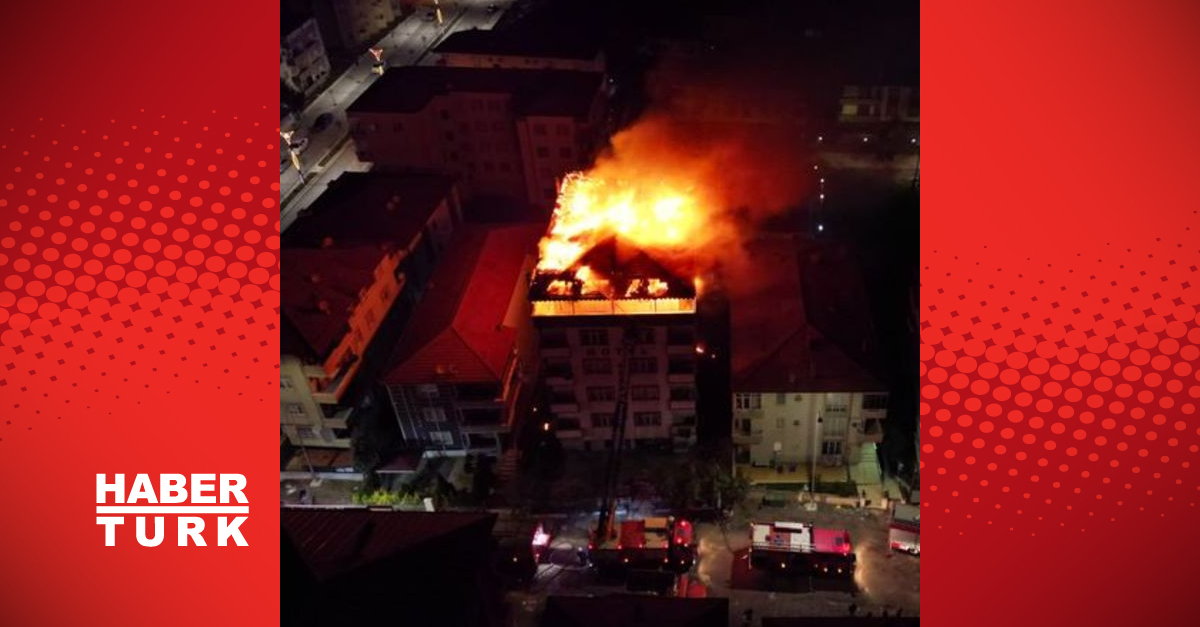 Sakarya’da otelin çatı katında yangın paniği