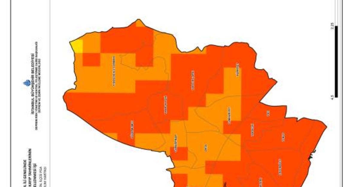 İstanbul Kartal deprem risk haritası
