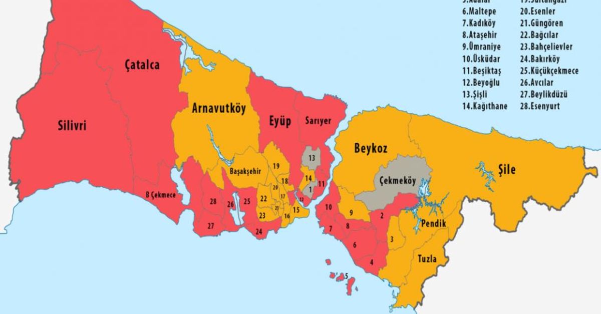 Esenyurt deprem bölgesi mi? İşte Esenyurt deprem risk haritası