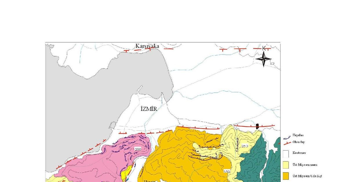 İzmir diri fay haritası ile deprem riski en yüksek ilçeler