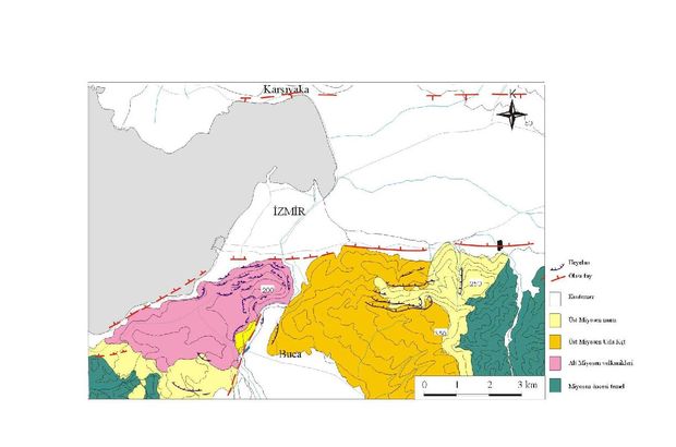 İzmir diri fay haritası ile deprem riski en yüksek ilçeler	