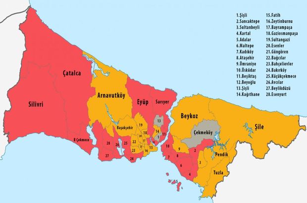 Esenyurt deprem bölgesi mi? İşte Esenyurt deprem risk haritası