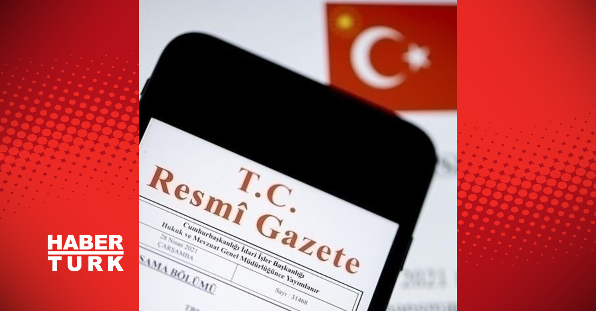 Bazı bakanlıklara ilişkin atama ve görevden alma kararları Resmi Gazete’de