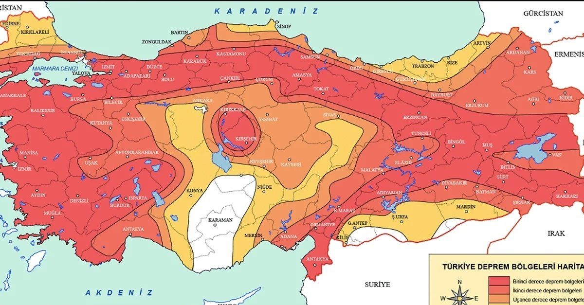 MTA Türkiye deprem risk haritası: Türkiye’de 45 ilde 485 diri fay bulunuyor!