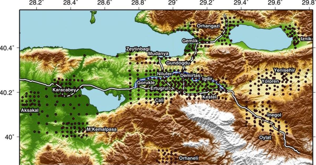 Uzmanlar uyardı: Bursa’da 7 aktif fay bulunuyor! İşte Bursa deprem risk haritası