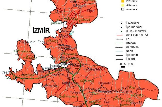 Bu bölgeler risk taşıyor! İşte İzmir'de deprem riski olan ilçeler