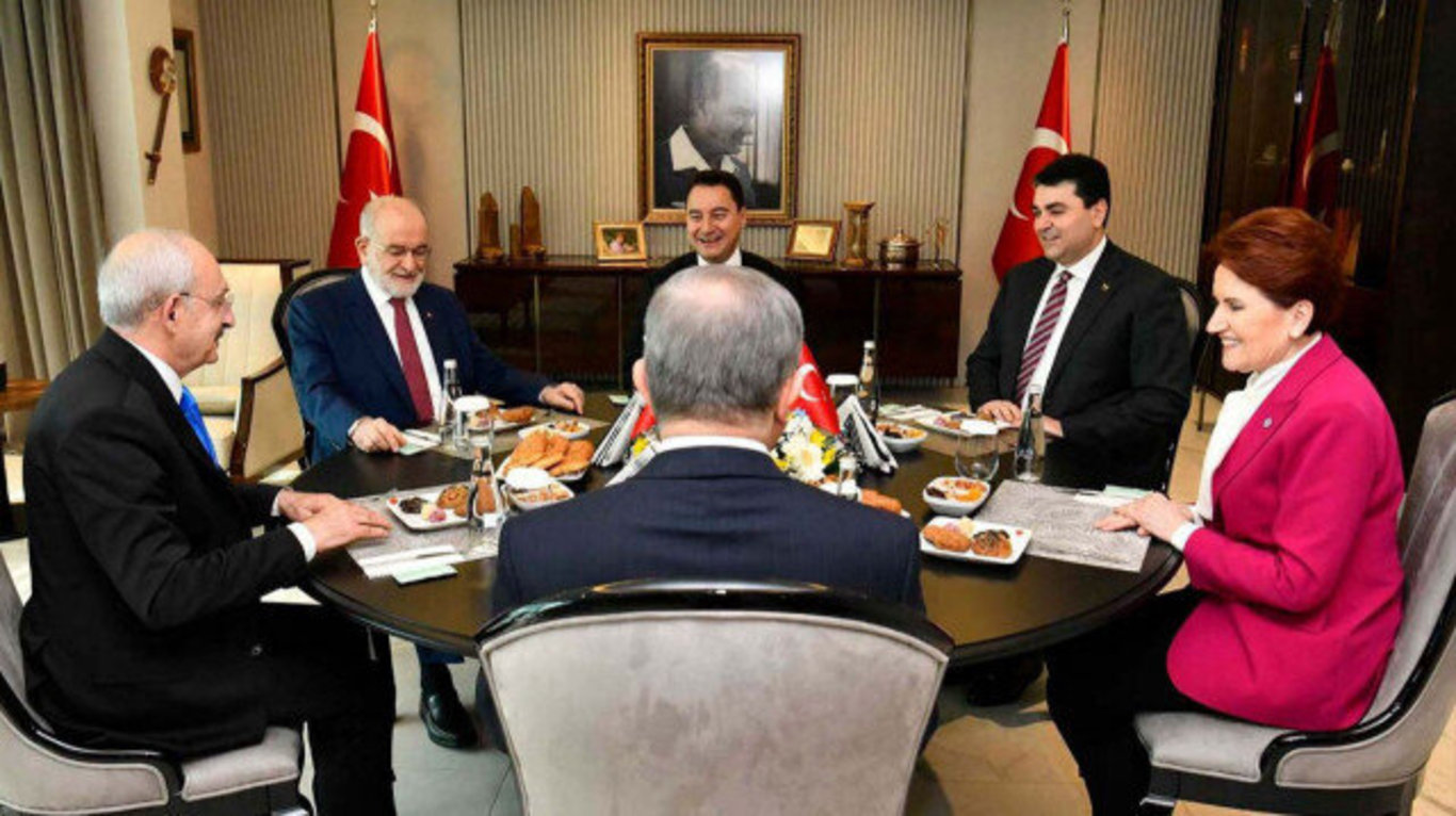 Altılı Masa aday için toplandı! 6'lı masa partileri kimler? 6'lı masada hangi partiler var?