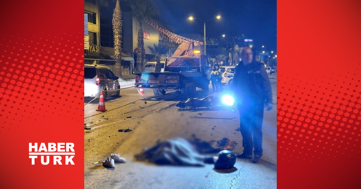 Adana’da çekiciyle çarpışan motosikletin sürücüsü öldü