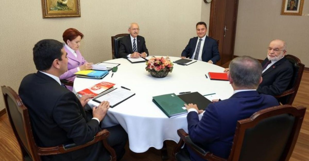 Altılı Masa aday için toplandı! 6'lı masa partileri kimler? 6'lı masada hangi partiler var?