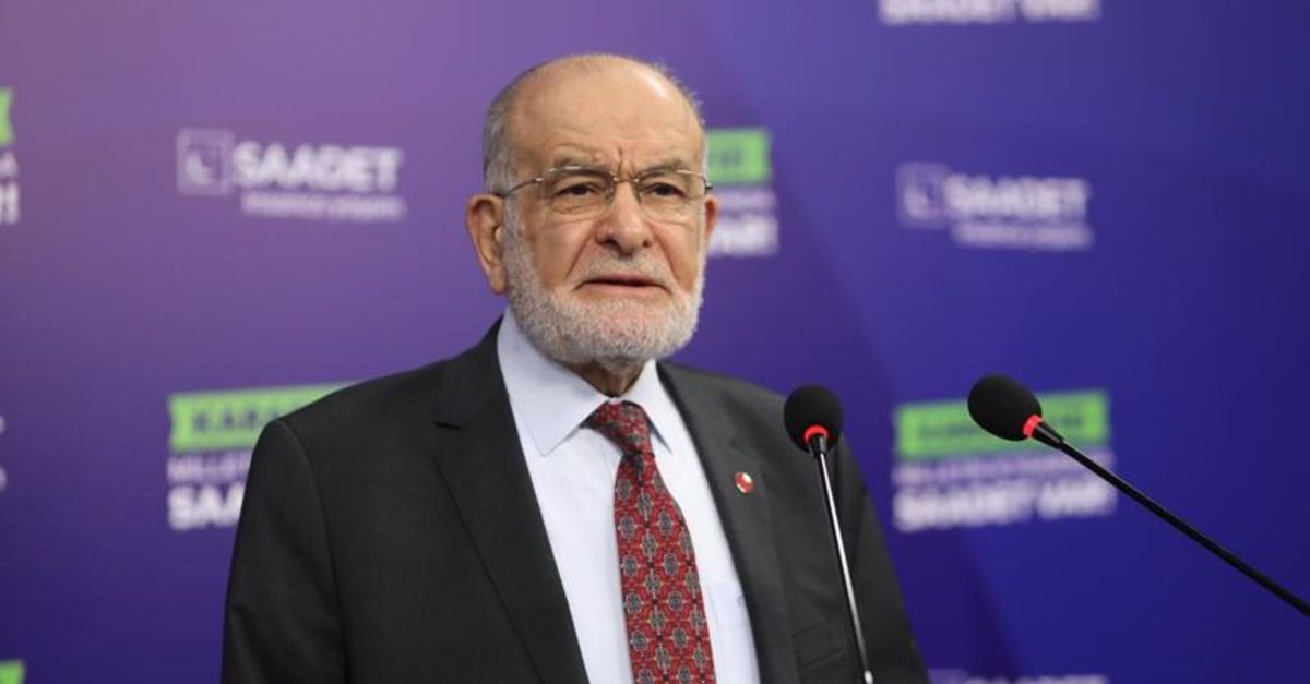 Saadet Partisi Genel Başkanı Temel Karamollaoğlu’ndan ‘yola devam’ açıklaması