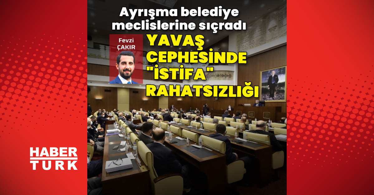 Son dakika: Ayrışma belediye meclislerine sıçradı