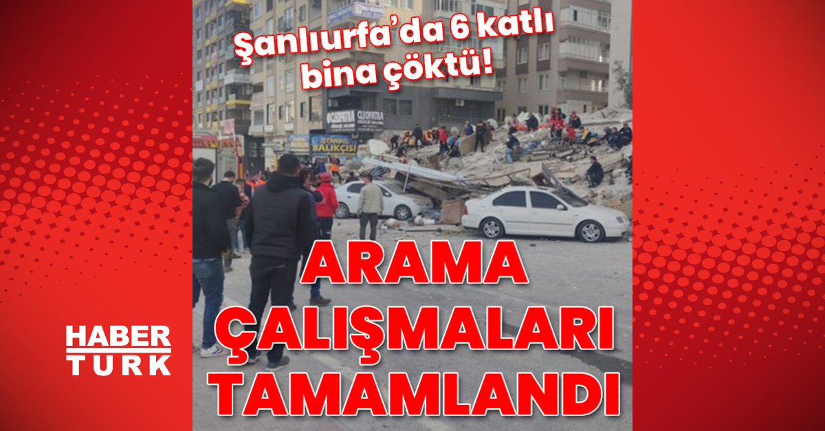 Son dakika: Şanlıurfa’da 6 katlı bina çöktü!