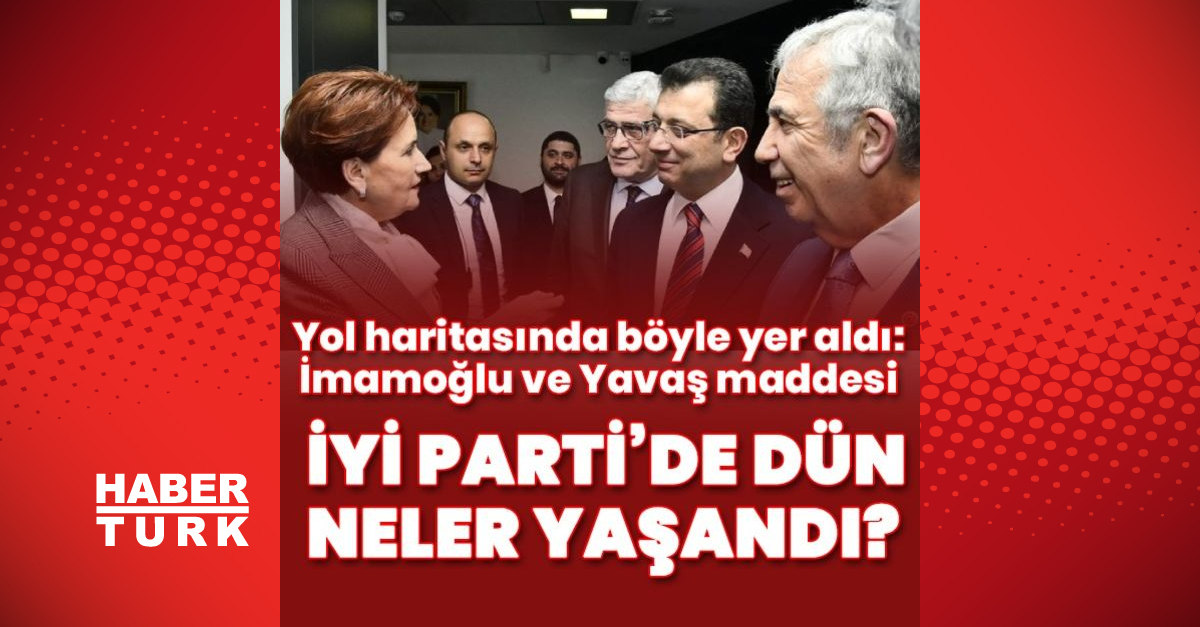 Ekrem İmamoğlu ve Mansur Yavaş Meral İYİ PARTİ Genel Başkanı Akşener’le görüştü! Akşener Altılı Masa’ya dönüş kararı aldı