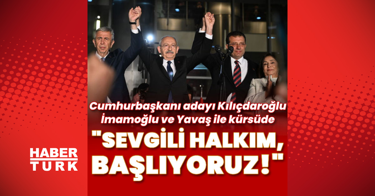 Millet İttifakı’nın Cumhurbaşkanı adayı Kemal Kılıçdaroğlu CHP Genel Merkezi’nde