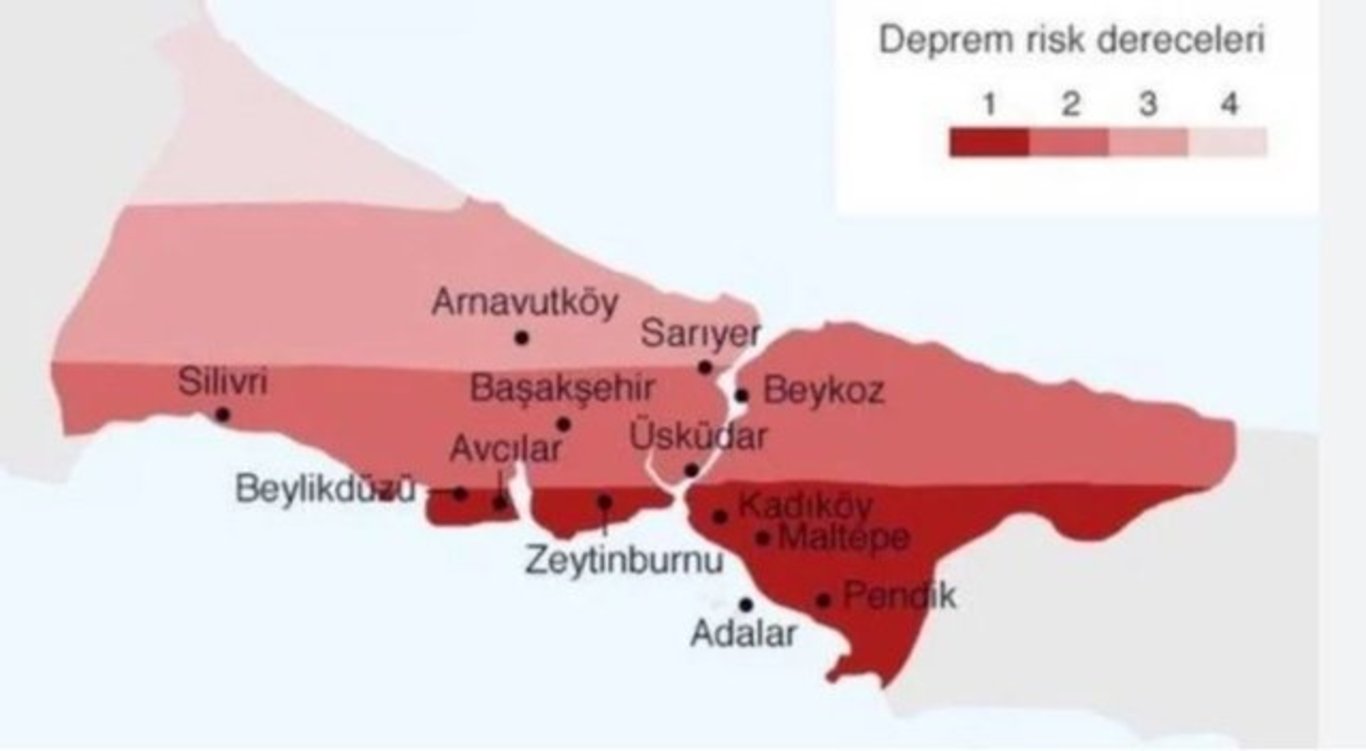 İSTANBUL DEPREME DAYANIKLI VE RİSKLİ SEMTLER | İstanbul'da deprem riski en az, dayanıklı ilçeler ve en riskli semtler nereler? İstanbul zemini sağlam bölgeler