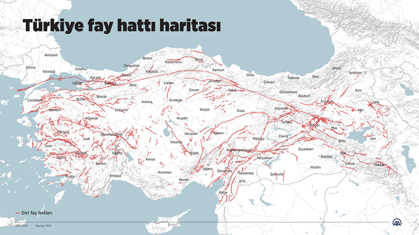 KAYSERİ DEPREM FAY HATTI RİSK HARİTASI 2023: Kayseri deprem bölgesi mi ve Kayseri'de fay hattı var mı? Kayseri deprem risk olan ilçeler listesi