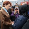 İYİ Parti lideri Akşener, deprem bölgesi Kahramanmaraş