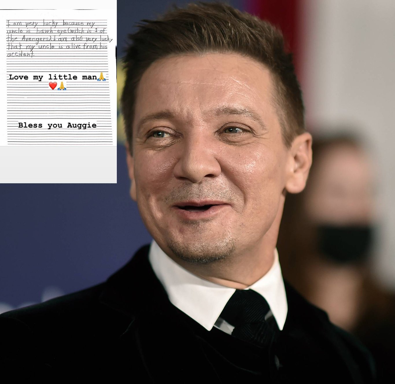 Jeremy Renner, yeğeninin yazdığı notu yayınladı - Magazin haberleri