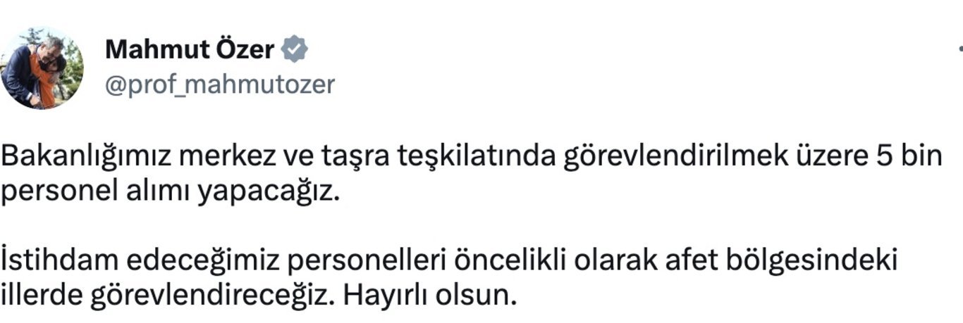 MEB 5 bin sözleşmeli personel alımı başvuruları ne zaman, şartları nelerdir ve kadro branş dağılımı belli oldu mu?