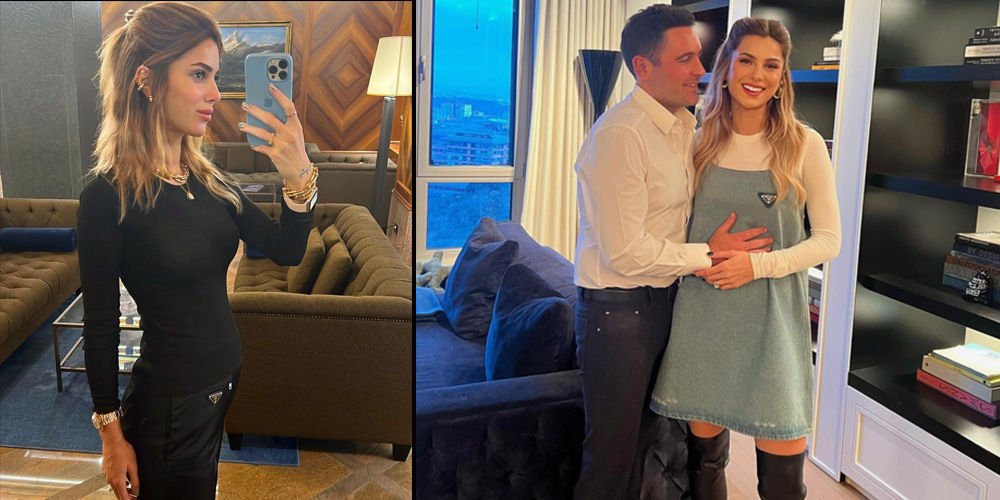 Büyüyen karnını paylaştı!