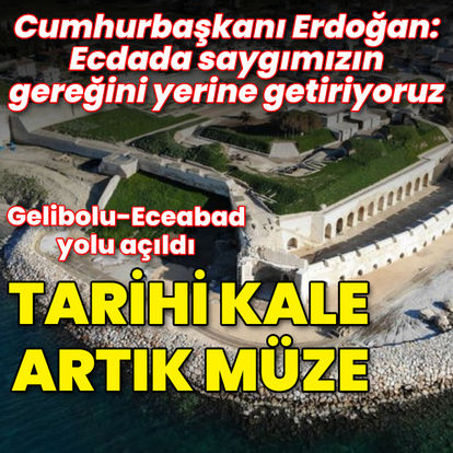 Son dakika: Cumhurbaşkanı Erdoğan Seddülbahir'de