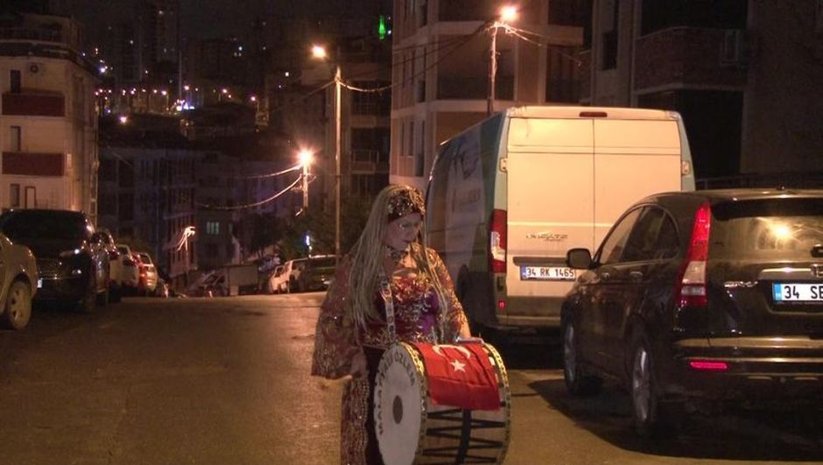 Datça’nın ilk kadın Ramazan davulcusu Maltepe'de