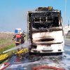 Limon yüklü kamyonda çıkan yangın söndürüldü