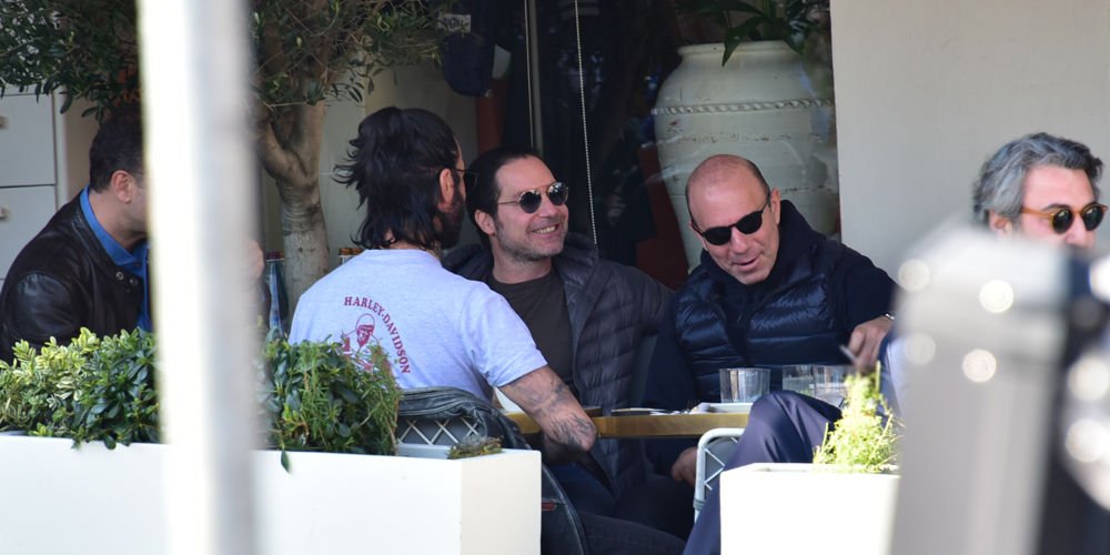 Bebek'te keyifli sohbet...