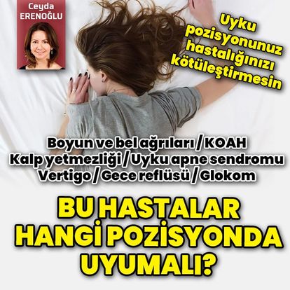 Kalp yetmezliği ve KOAH gibi hastalıkları olanlar! Hangi hastalıkta hangi yatış pozisyonu tercih edilmeli?