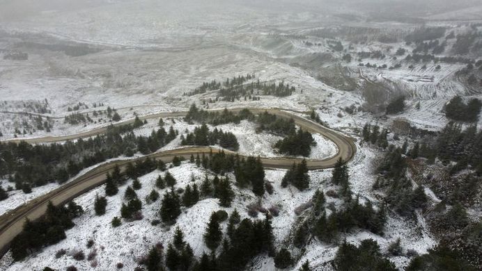 Mart karı, Eskişehir'i de beyaza bürüdü.