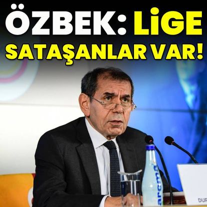 Dursun Özbek: Lige sataşanlar var!