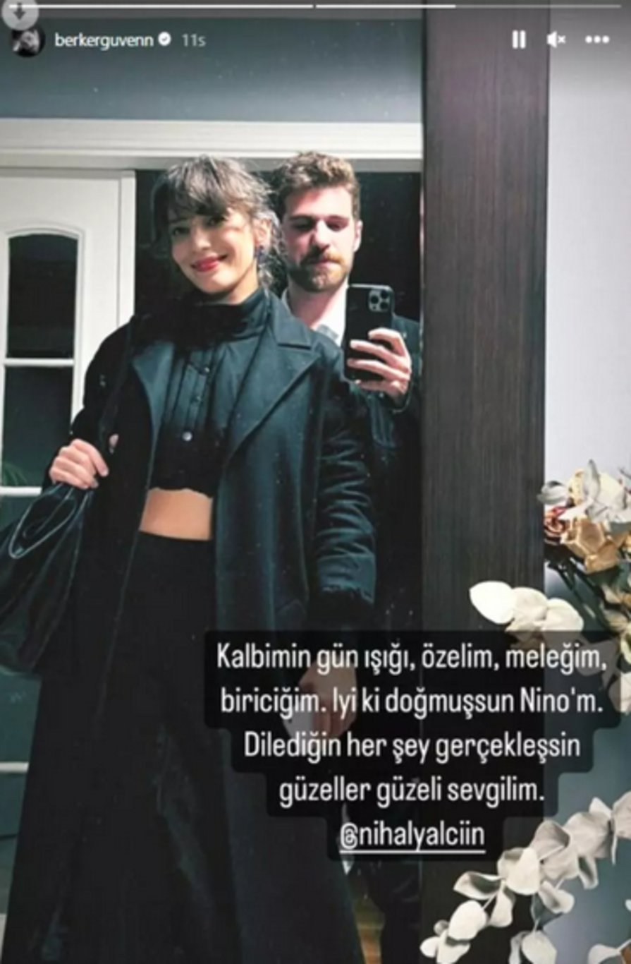 Berker Güven'den sevgilisi Nihal Yalçın'a: İyi ki doğmuşsun kalbimin gün ışığı - Magazin haberleri