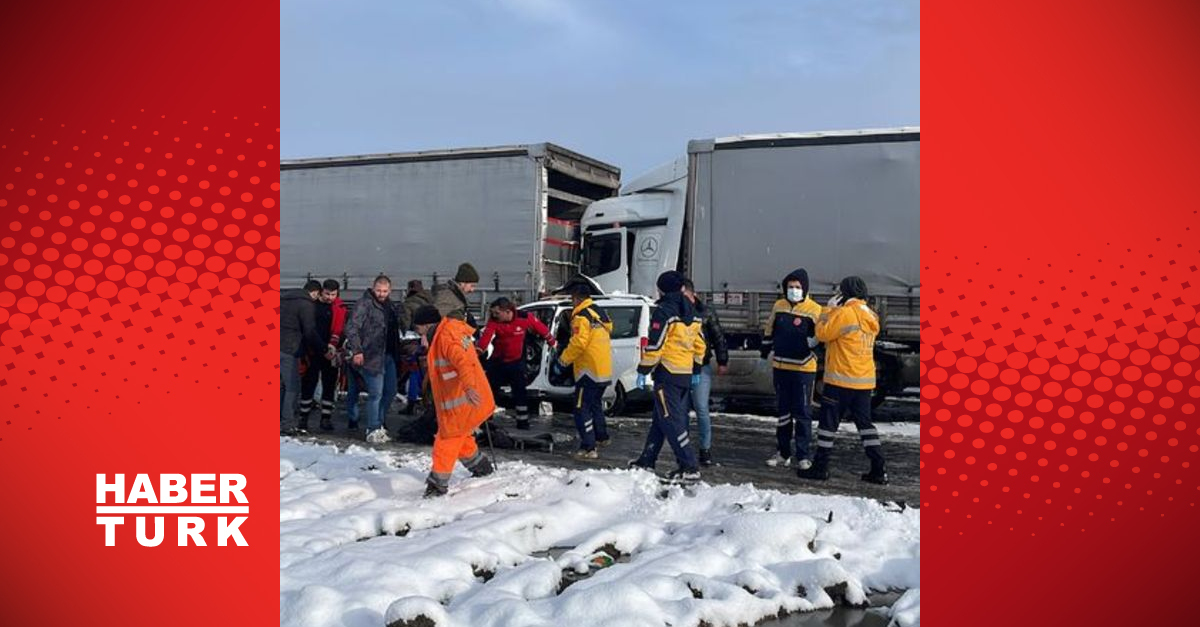 Anadolu Otoyolu’nda 58 araçlık zincirleme kaza meydana geldi!
