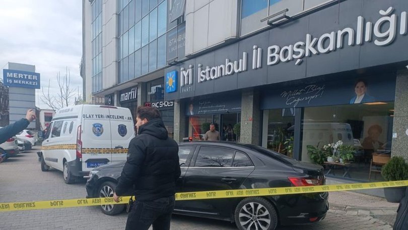 İYİ Parti İstanbul İl Başkanlığı binasına isabet eden kurşunun 