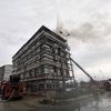 Trabzon'da 5 katlı binada çatı yangını