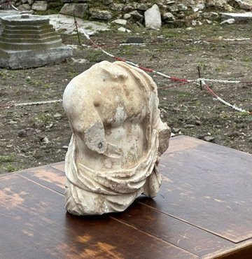İstanbul Büyükşehir Belediyesi (İBB) ekiplerince Aziz Polyeuktos Kilisesi